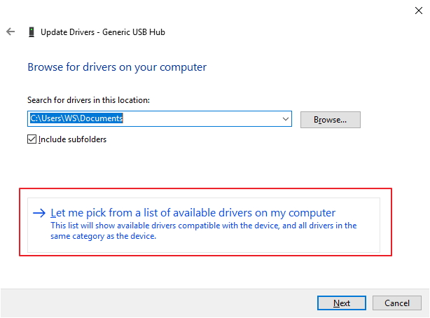 generic usb hub driver windows 10 download